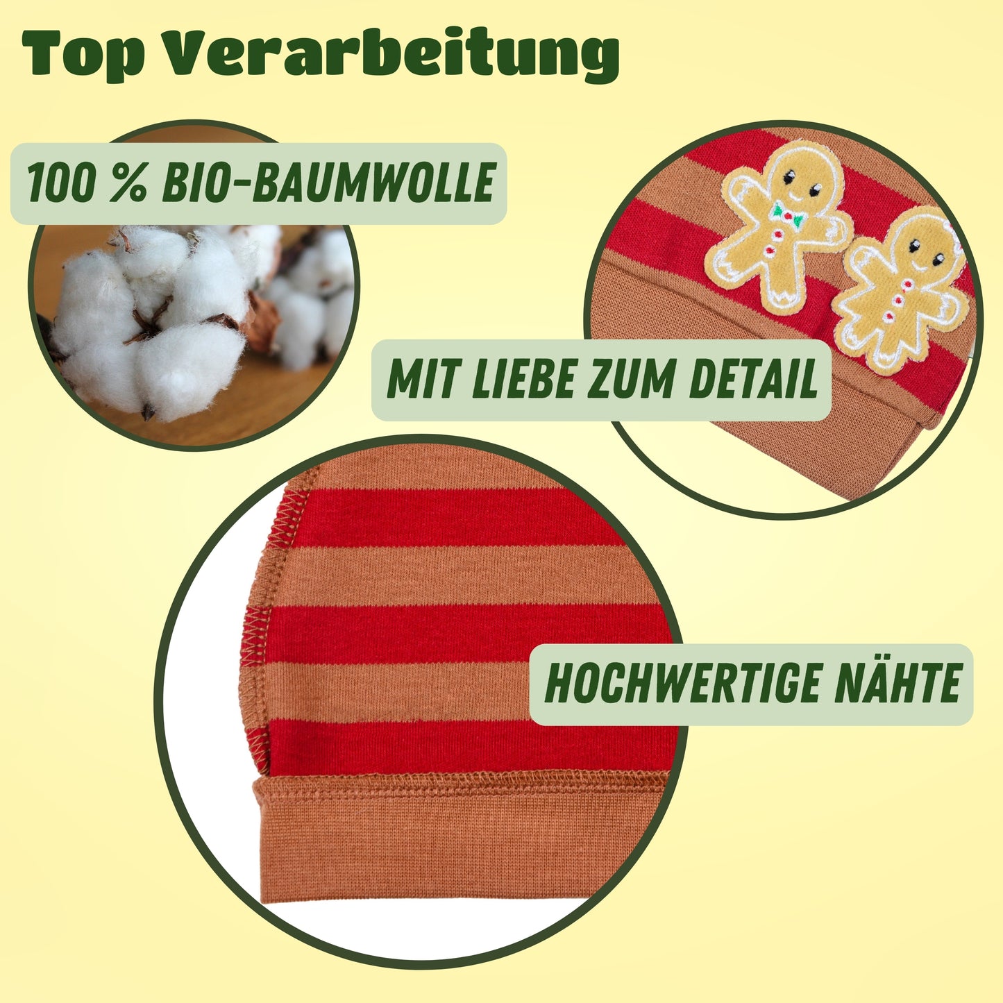 organicKid® Baby Mütze aus Jersey - Reine Bio Baumwolle (GOTS) extra weich für Jungen und Mädchen im Alter von 0-3 Jahre, Slouch, Beanie Zipfelmütze rot (Unisex)