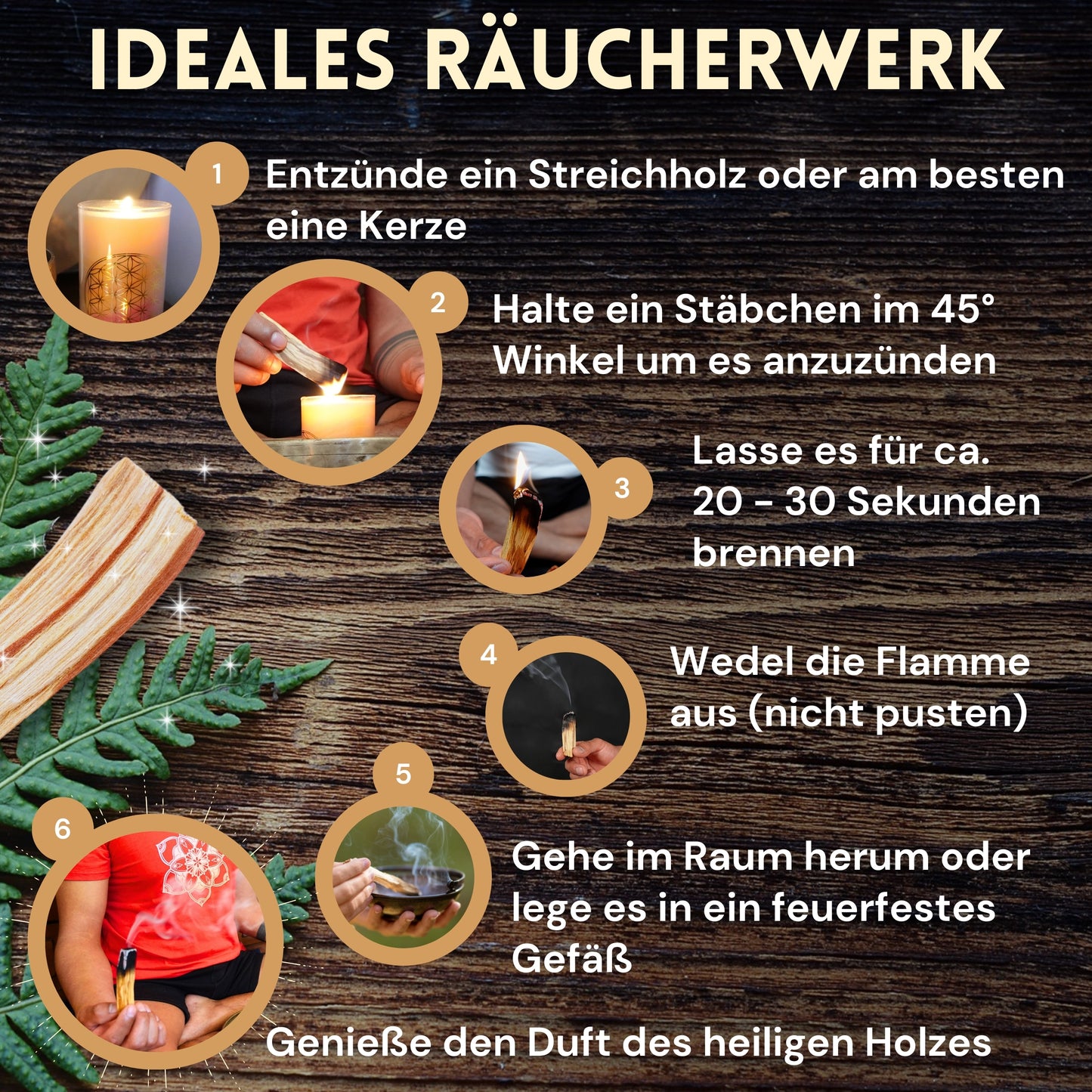 ELEVAVIDA® Palo Santo XL 200 g extra dickes oder langes Räucherholz aus Peru - aromatisch duftend, nachhaltig gesammelt, von Hand gespalten - Bursera Graveolen - heiliges Holz