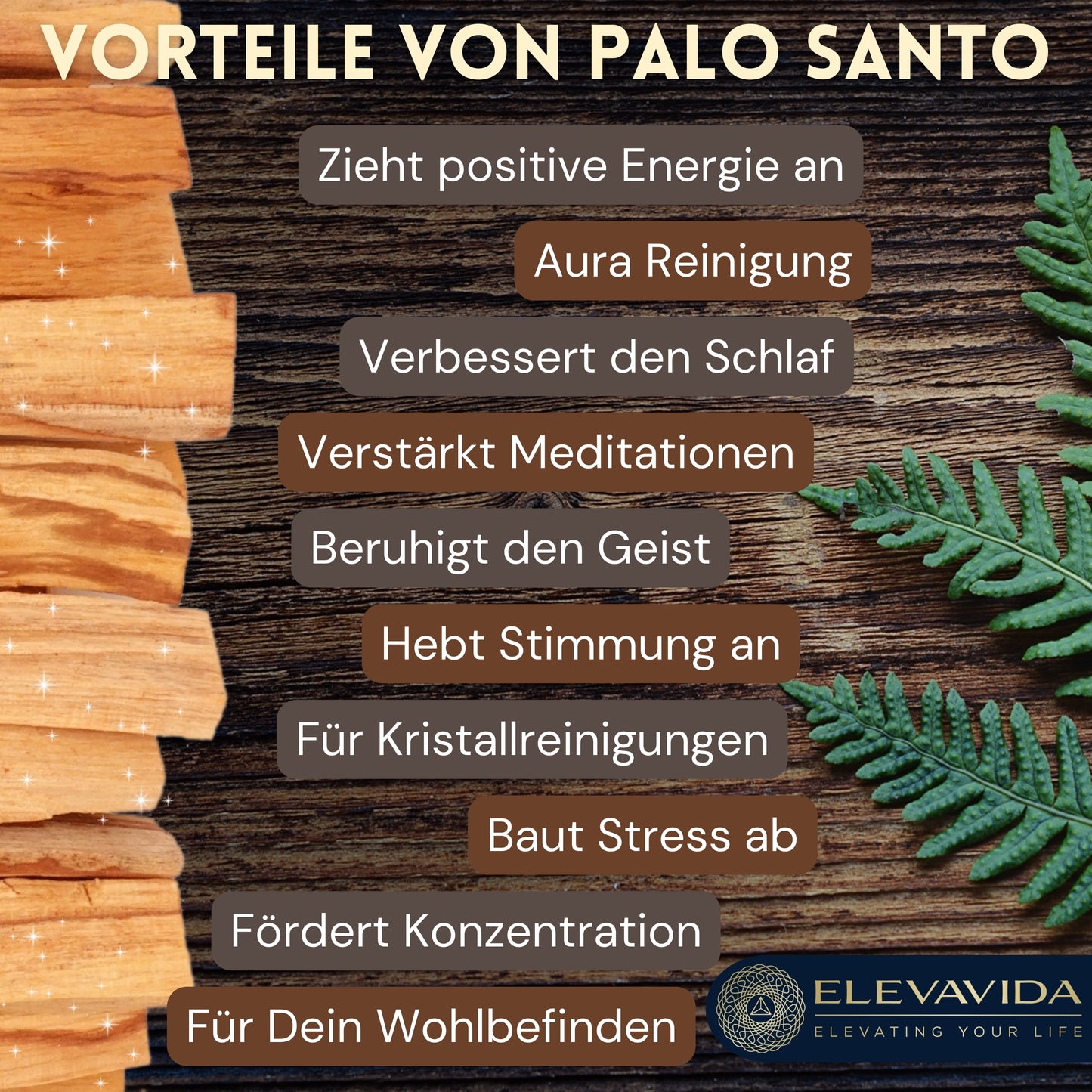 Palo Santo 500 g madera fina de incienso de Perú - aromático, recolectado de forma sostenible, partido a mano - Bursera graveolen - madera sagrada