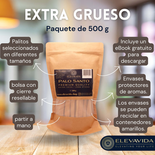 Palo Santo 500 g de madera fina de incienso de Perú - cosecha sostenible - Bursera Graveolen