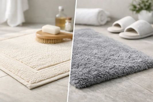 Badematte Baumwolle oder Mikrofaser wählen?