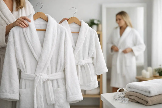 Bademantel richtige Größe wählen leicht gemacht